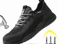 Кроссовки черные со стальным носком, фотография 2