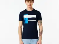 Мужская футболка lacoste slim fit
