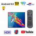 Продам яркую Android 9.0 TV приставку с памятью 4GB/32GB на 4-х ядерном процессоре Rockchip RK3318, модель A95X R3