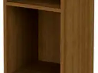 Шкаф (стеллаж) "канц", 350х330х1830 мм, 4 полки, цвет орех пирамидальный, кк32.9