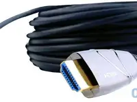 Кабель hdmi 30м vcom telecom d3743-30m круглый черный