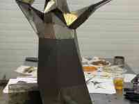 Полигональные фигуры из металла, готовые и на заказ., фотография 8