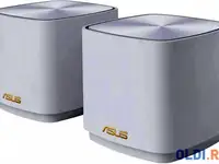 Бесшовный mesh роутер asus zenwifi (ax mini xd4 (w-2-pk)) ax1800 10/100/1000base-tx