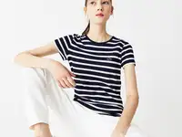 Женская футболка lacoste slim fit