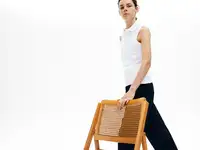 Женское поло lacoste slim fit из хлопка pique