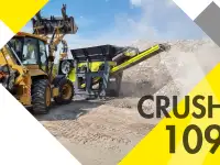 Мобильная дробилка для бетона SKREEN-109