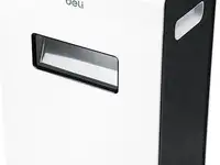 Шредер deli e9903-eu белый/черный (секр.p-4)/фрагменты/12лист./23лтр./скрепки/скобы/пл.карты/cd