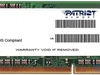 Модуль памяти для ноутбука sodimm 4gb pc12800 ddr3 psd34g160081s patriot