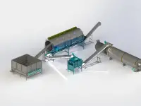 Линия по отделению косточек винограда от жмыха, фотография 2