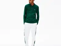 Мужское поло lacoste classic fit с длинным рукавом