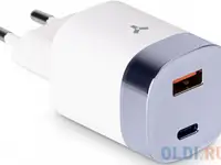 Сетевое зарядное устройство accesstyle amethyst 33wca 3 а usb usb-c белый