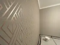 Поклейка обоев, декоративная штукатурка, фотография 6