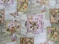 Красивая скатерть клеенка в стиле винтаж поле бабочки, качество, фотография 11