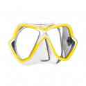 Маска для плавания mares x-vision, для взрослых - ц.обт.прозрачный, ц.р.бело-желтый, фотография 3