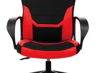 Кресло компьютерное brabix alpha gm-018 черный/красный