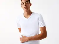 Набор из 3-х домашних футболок lacoste с v-образным вырезом