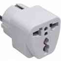 Переходник сетевой англия. белый, фотография 2