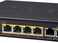 4-port 10/100tx 802.3at poe + 2-port 10/100tx desktop switch (60w poe