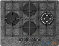 Варочная панель газовая gefest пвг 2231-01 р43 черный/рисунок
