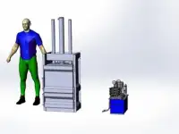 Прессы пакетировочные гидравлические для макулатуры и пластика, фотография 2