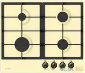 Варочная панель газовая darina 1t38 bgm341 12 bg слоновая кость