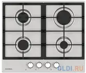 Варочная панель газовая дарина 1t2 bgm341 12 x3 серебристый