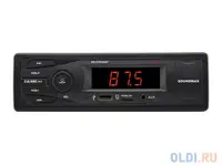 Автомагнитола soundmax sm-ccr3064f usb mp3 fm 1din 4x40вт черный