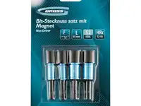 Набор головок gross 11627  торцевых 8.10 12.13мм магнит. nut-driver s2