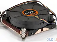 Exegate ex286161rus кулер exegate esnk-0049.pwm.1u.2011/66.cu (радиальный (улитка), медный, 1u, sock