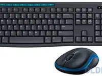 Комплект беспроводной logitech mk275 клавиатура черная, 112 клавиш с защитой от