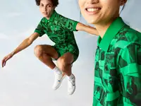 Мужское поло lacoste unisex live x polaroid