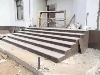 Проектируем лестницу в дом. Монтаж  из мрамора, гранита, травертина. Внутренние и наружные. Замер - бесплатно, фотография 6