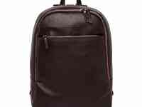 Кожаный мужской рюкзак для ноутбука faber brown
