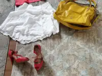 РАЗОМ СРОЧНО Б/У свадебное платье, платья, куртки, кожаная обувь, сумки, накидка с мехом, фотография 4