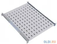 Цмо полка перфорированная выдвижная с телескопическими направляющими глубина 620 мм тсв-62
