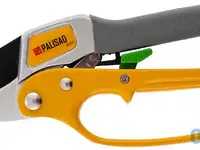 Секатор с наковальней, 200 мм,алюминиевый литой, с храповым механизмом luxe// palisad