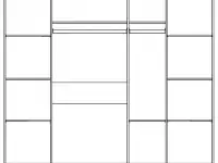 Спальный гарнитур Элиза 5Д крем с золотом (МДФ). Слониммебель, Беларусь, фотография 2