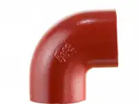 Отвод чугунный sml 45, D 10-1200 мм, Тип: переходной..., Внешн. покрытие: оцинкованный...