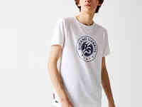 Мужская футболка lacoste sport roland garros edition из органического хлопка