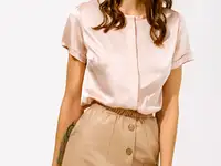 Блуза из струящейся ткани