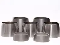 Переход нержавеющий 12х18н10т, Размер 1: 159х4.5... мм, Размер 2: 76х4.5... мм, Тип: концентрический...