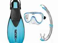 Набор seacsub tris sprint синий (прозрачный силикон)