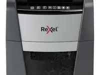 Шредер rexel optimum autofeed 100x черный с автоподачей (секр.p-4)/фрагменты/100лист./34лтр./скрепки