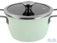 Кастрюля vitrinor nordic mint 20 20 см сталь