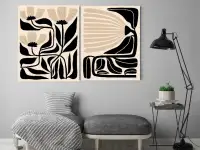 Интерьерная картина ручной работы. Декор на стену. Абстракция. Цветы