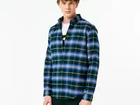 Мужская рубашка lacoste oxford в клетку