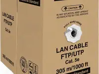 Кабель utp indoor 2 пары категория 5e exegate одножильный медь 305