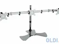 Кронштейн для мониторов cactus cs-vm-mp330s-al серебристый 15"-24" настольный наклон до 8к