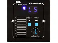 Панель управления proel pa r88