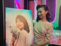 Арт портрет на холсте, фотография 5